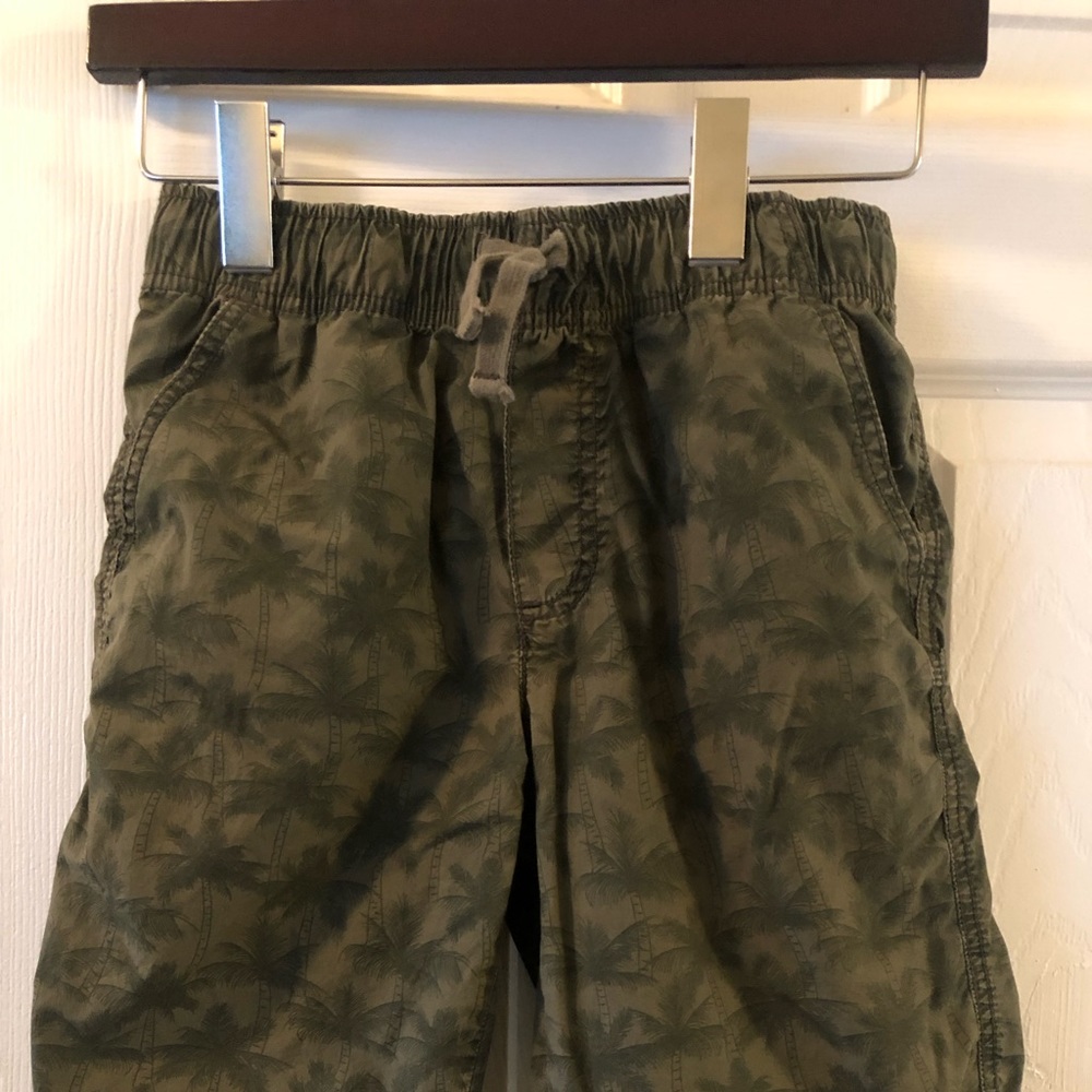 Boys elastic waist cotton shorts